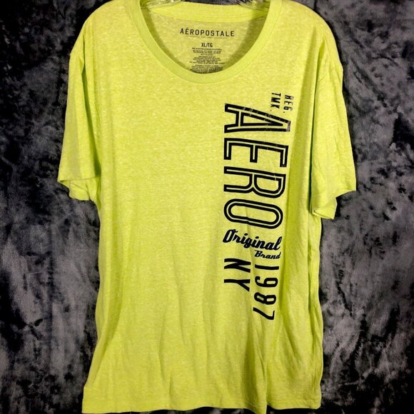 Aeropostale Other - AéRopostale Men’s T Shirt Extra-Large Yellow/Black Shirt